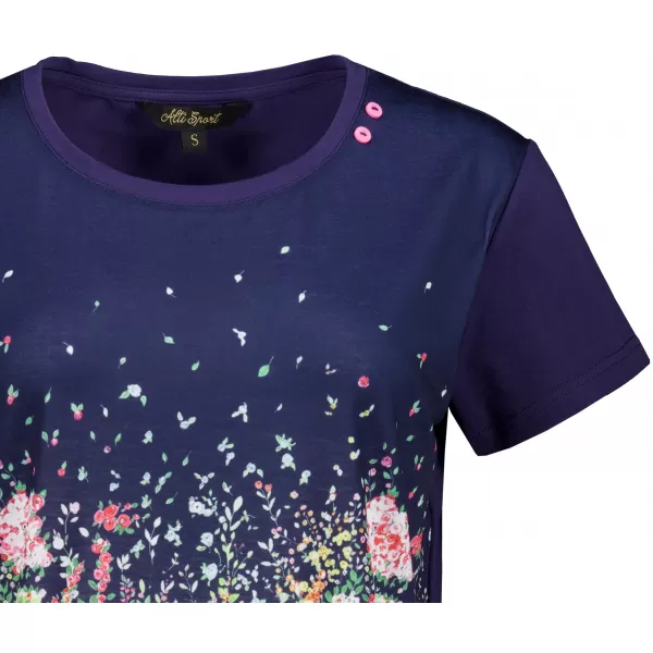  Tricou pentru femei ALTISPORT HELINA ALBASTRU ÎNCHIS 