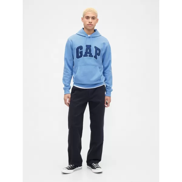  Hanorac pentru bărbați GAP LOGO HOODIE PULLOVER 674148-26 ALURA ALBASTRA 