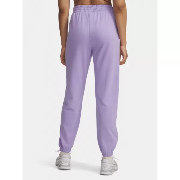  Pantaloni de trening pentru femei UNDER ARMOUR UA RIVAL TERRY JOGGERS 1382735-538 VIOLET 