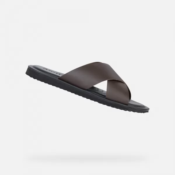  Papuci pentru bărbați GEOX ERICE G002619 NEGRU 