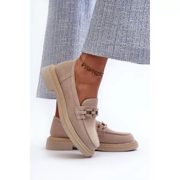  Mocasini de dama S.BARSKI HX52-222 BEJ 