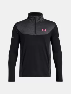 Tricou băieți UNDER ARMOUR UA TECH UTILITY 1/4 ZIP 6005141-001 NEGRU