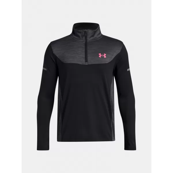  Tricou băieți UNDER ARMOUR UA TECH UTILITY 1/4 ZIP 6005141-001 NEGRU 