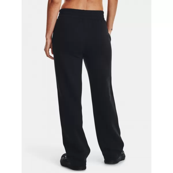  Pantaloni sport de damă UNDER ARMOUR RIVAL FLC STRAIGHT PANT 1381847-001 NEGRU 