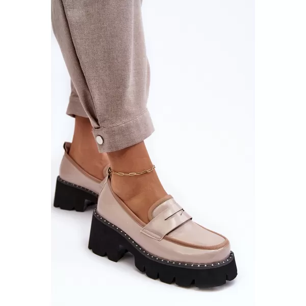  Mocasini de dama D&A MR870-32 BEJ 