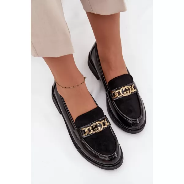  Mocasini de dama D&A HY52-540 NEGRU 
