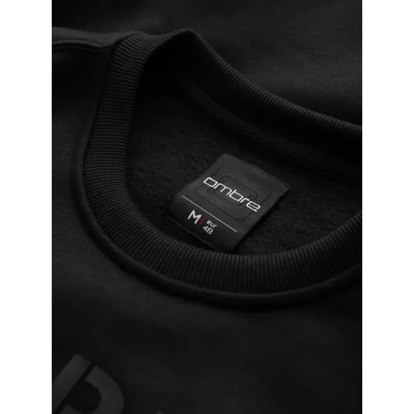  Hanorac pentru bărbați OMBRE B1711 NEGRU 