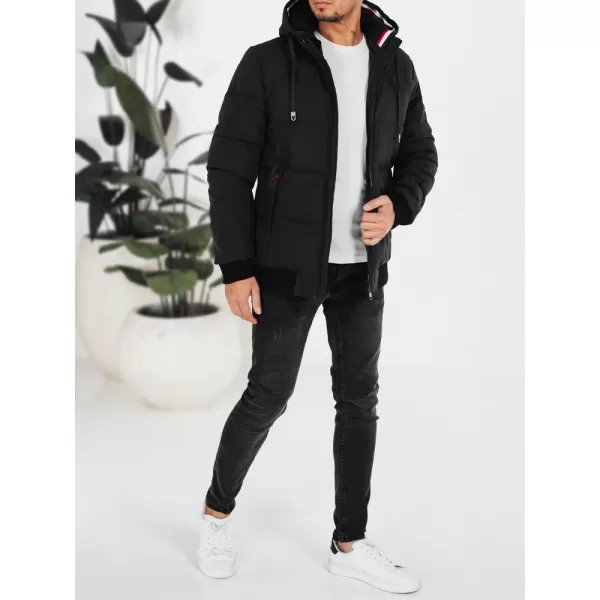  Jachetă pentru bărbați DSTREET TX5087 NEGRU 