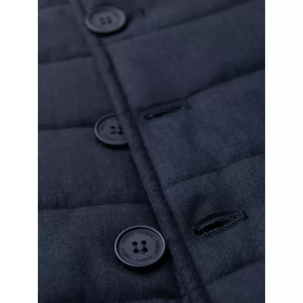  Vesta pentru bărbați OMBRE OM-JAVJ-0275 BLEUMARIN MELANGE 