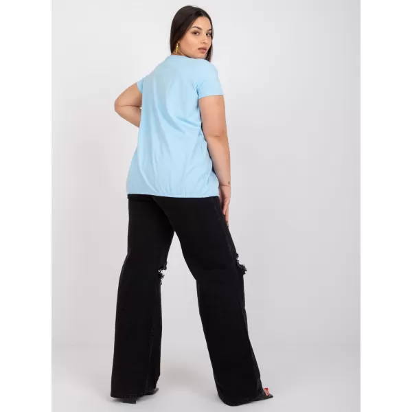  Tricou de damă BASIC FEEL GOOD RV-TS-6320.85P ALBASTRU DESCHIS 