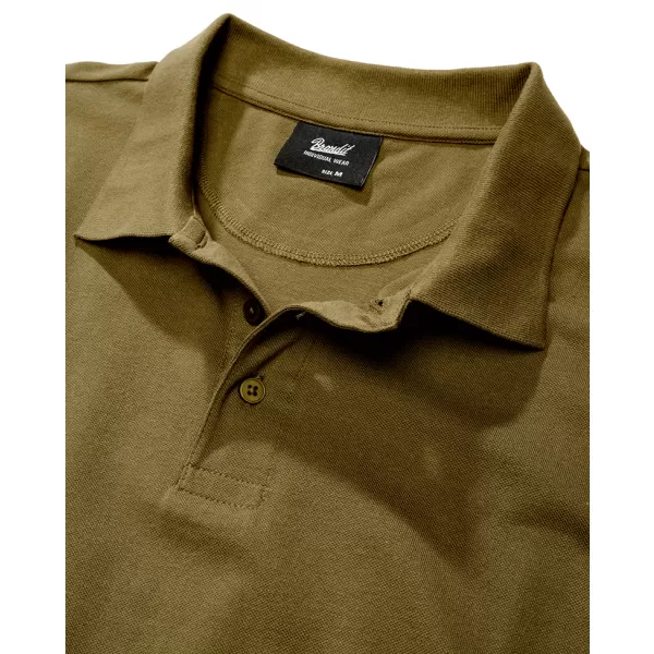  Tricou pentru bărbați cu guler BRANDIT 4215 MĂSLINE 
