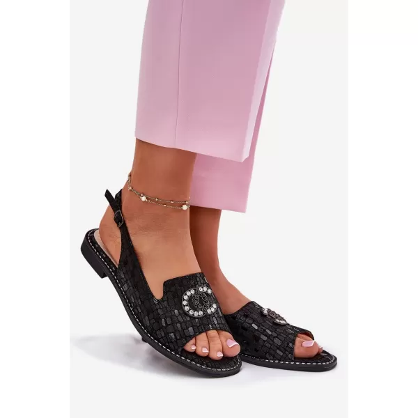  Sandale de dama S.BARSKI KV51-096 NEGRU 