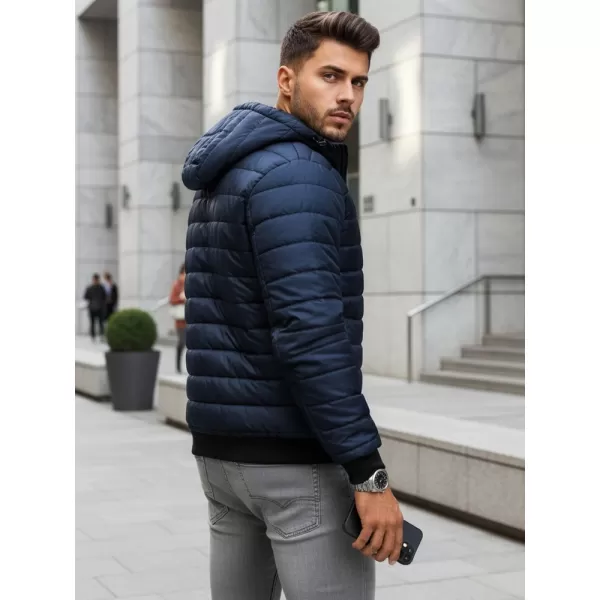  Jachetă pentru bărbați DSTREET TX2228 ALBASTRU ÎNCHIS 