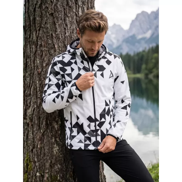  Jachetă softshell premium pentru bărbați ALTISPORT VOJ/ALM108JACK01 ALB 