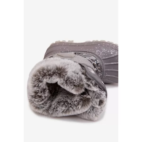  Pantofi de iarna pentru copii LEE COOPER LCJ-25-10-3788 GRI 