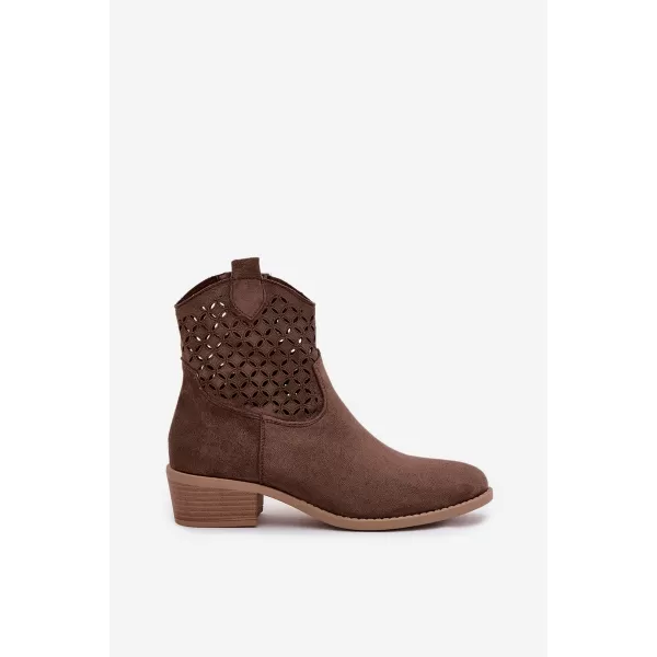  Pantofi de dama cu toc BOTO BRIAVINE 41827 MARO 