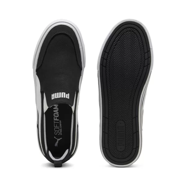  Cizme PUMA COURT CLASSIC VULC SLIPON 400216_02 PUMA NEGRU/PUMA ALB 