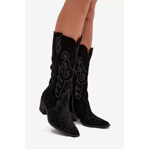  Pantofi de dama ZAZOO KARIRA NEGRU 