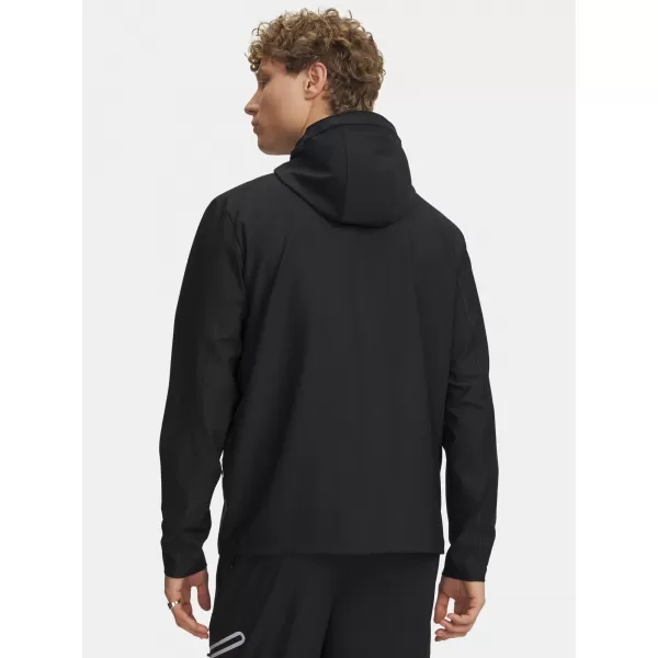  Jachetă pentru bărbați UNDER ARMOUR UA UNSTOPPABLE WOVEN JACKET NEGRU 