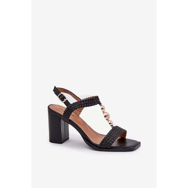  Sandale de dama BOTO ANNAVIEL 36045 NEGRU 