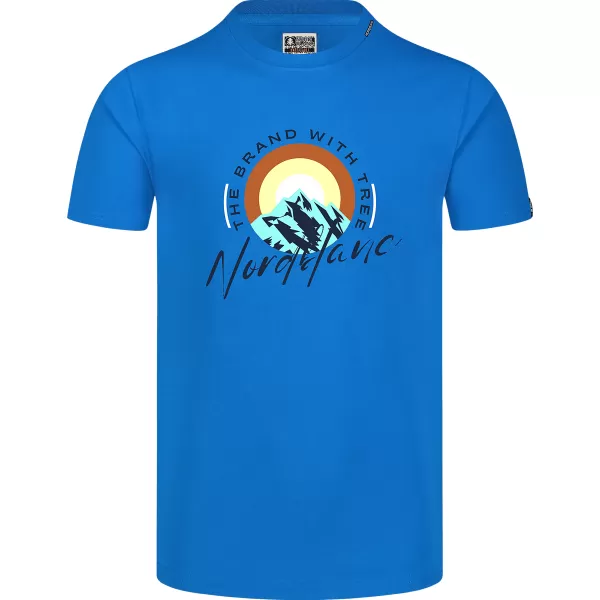  Tricou pentru bărbați NORDBLANC SUNRISE NBSMT8152 ALBASTRU 