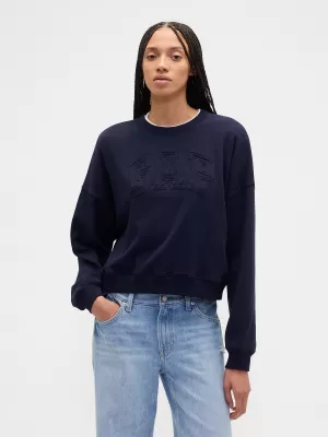 Hanorac de dama GAP LOGO SWEATSHIRT 799280-01 UNIFORMA MARINEI