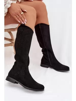 Cizme de dama S.BARSKI HY61-8022 NEGRU
