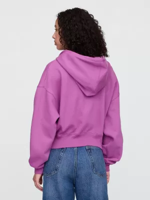 Hanorac de dama GAP LOGO HOODIE ZIP 823753-00 ORHIDEEA CATTLEYA