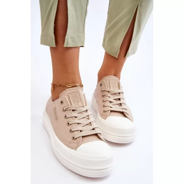  Adidasi de dama BIG STAR LL274969 BEI Pantofi Big Star 