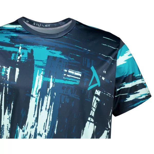  Tricou premium pentru bărbați ALTISPORT VOJ/ALM010TR01 ALBASTRU MARIN 