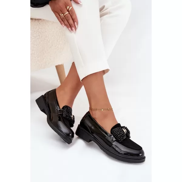  Mocasini de dama D&A HY51-319 NEGRU 