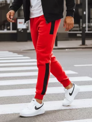 Pantaloni pentru bărbați DSTREET UX3730 ROŞU