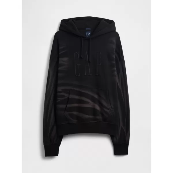  Hanorac pentru bărbați GAP CORP LOGO HOODIE PULLOVER 851641-01 NEGRU 