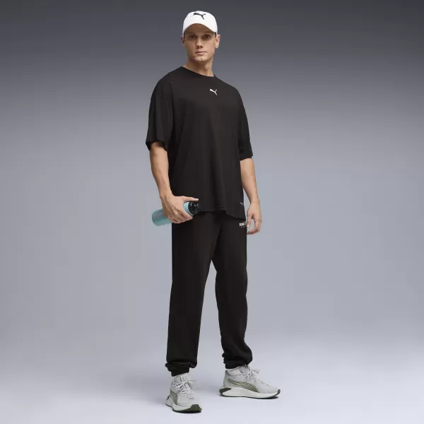  Tricou pentru bărbați PUMA M GRAPHIC OVERSIZED TEE 528528_01 PUMA NEGRU 