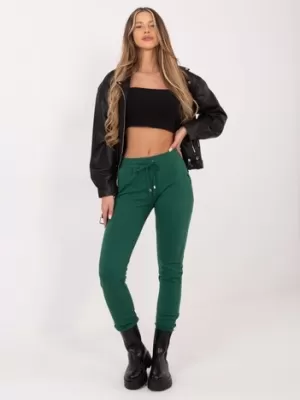 Pantaloni de trening pentru femei BASIC FEEL GOOD RV-DR-5040.02X VERDE ÎNCHIS