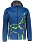 Jachetă softshell premium pentru bărbați ALTISPORT VOJ/ALM073JACK01 BLEUMARIN/GALBEN NEON