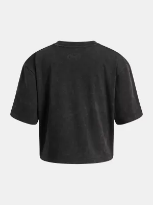 Tricou fetita UNDER ARMOUR UA G RIVAL WASH SS 6011673-001 NEGRU