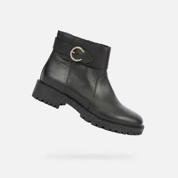  Botine de dama GEOX HOARA G004352 NEGRU 