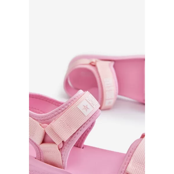  Sandale dama BIG STAR LL274729 ROZ Pantofi Big Star 