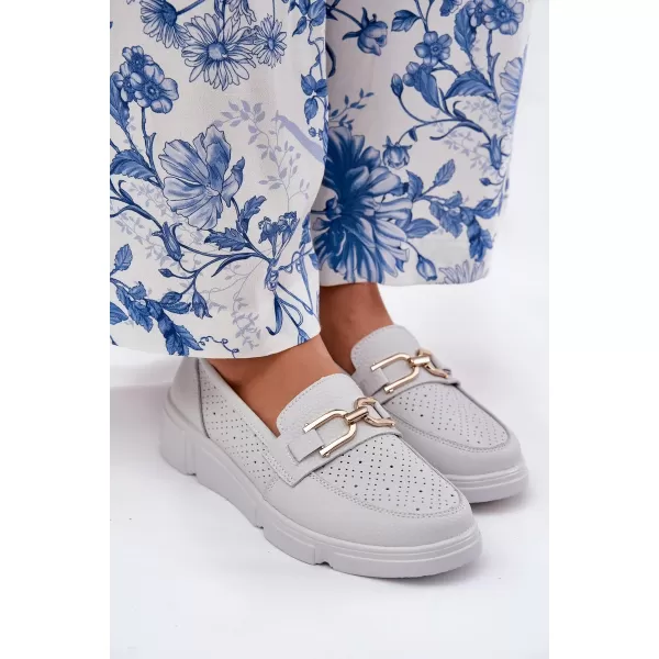  Mocasini de dama VINCEZA 88007 ALB 