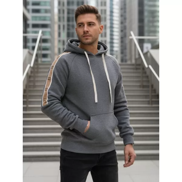  Hanorac pentru bărbați DSTREET BX5945 GRI 