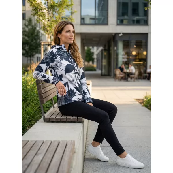  Jachetă softshell premium pentru femei ALTISPORT VOJ/ALW115JACK01 NEGRU/ALB 
