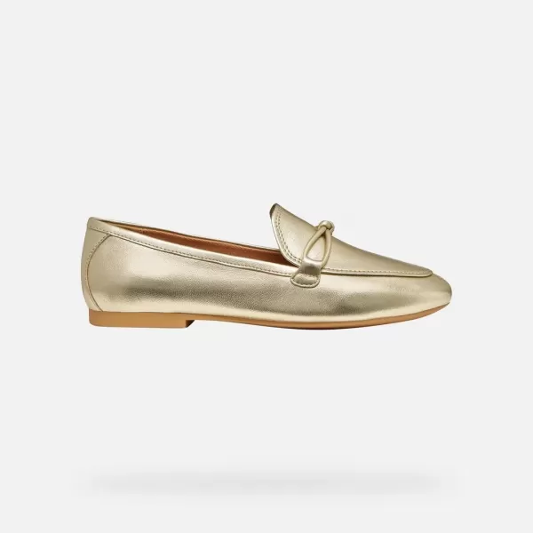  Mocasini de dama GEOX NEW PALMARIA G012922 DE AUR 