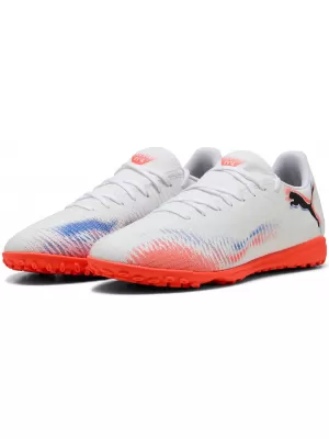 Cizme PUMA FUTURE 8 PLAY TT 108605-01 WHITE/ ALB/NEGRU PUMA/ROȘU STRĂLUCITOR