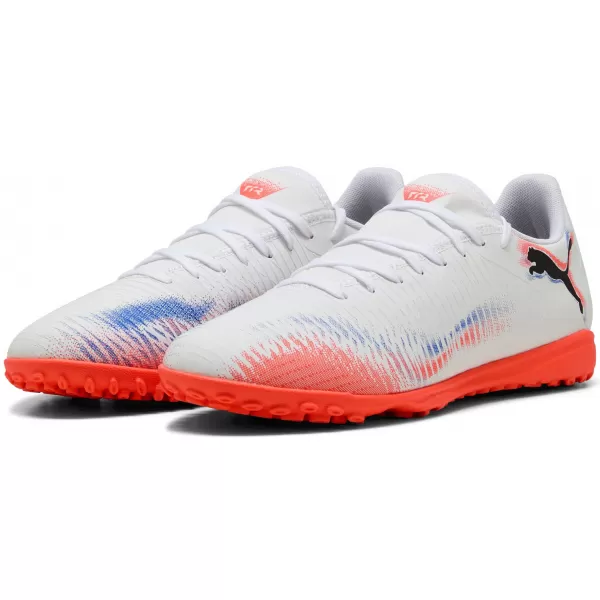 Cizme PUMA FUTURE 8 PLAY TT 108605-01 WHITE/ ALB/NEGRU PUMA/ROȘU STRĂLUCITOR 