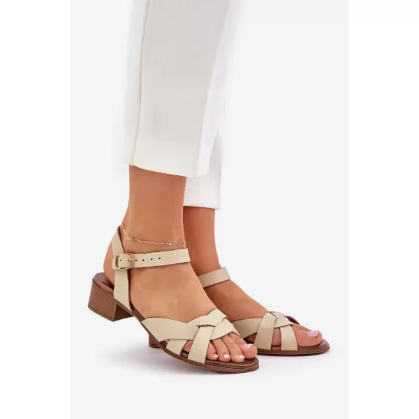  Sandale de dama ZAZOO 40372 BEJ 