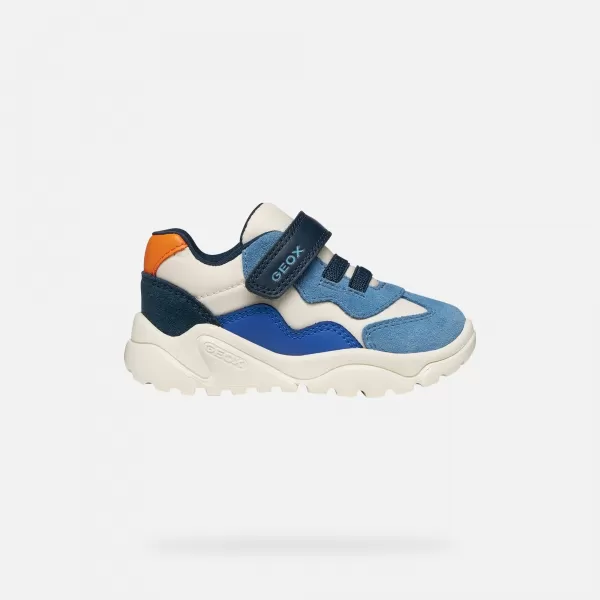  Adidași pentru băieți GEOX CIUFCIUF B455RB0FU22C0652 ALBASTRU 