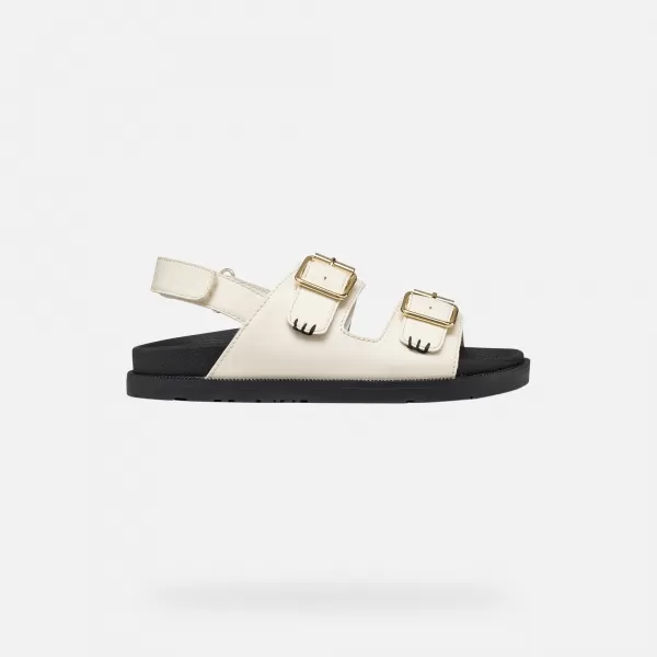  Sandale pentru fete GEOX SANDAL FOAMMENTERA J65P0A000BCC1058 CREMOS 