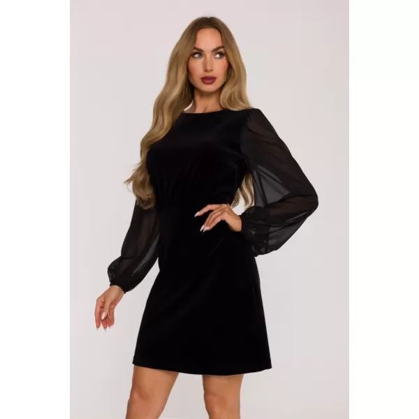  Rochie MOE M886 NEGRU 