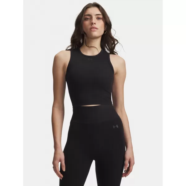  Maieu de damă UNDER ARMOUR SEAMLESS COTTON HAND TANK 6011132-008 NEGRU 